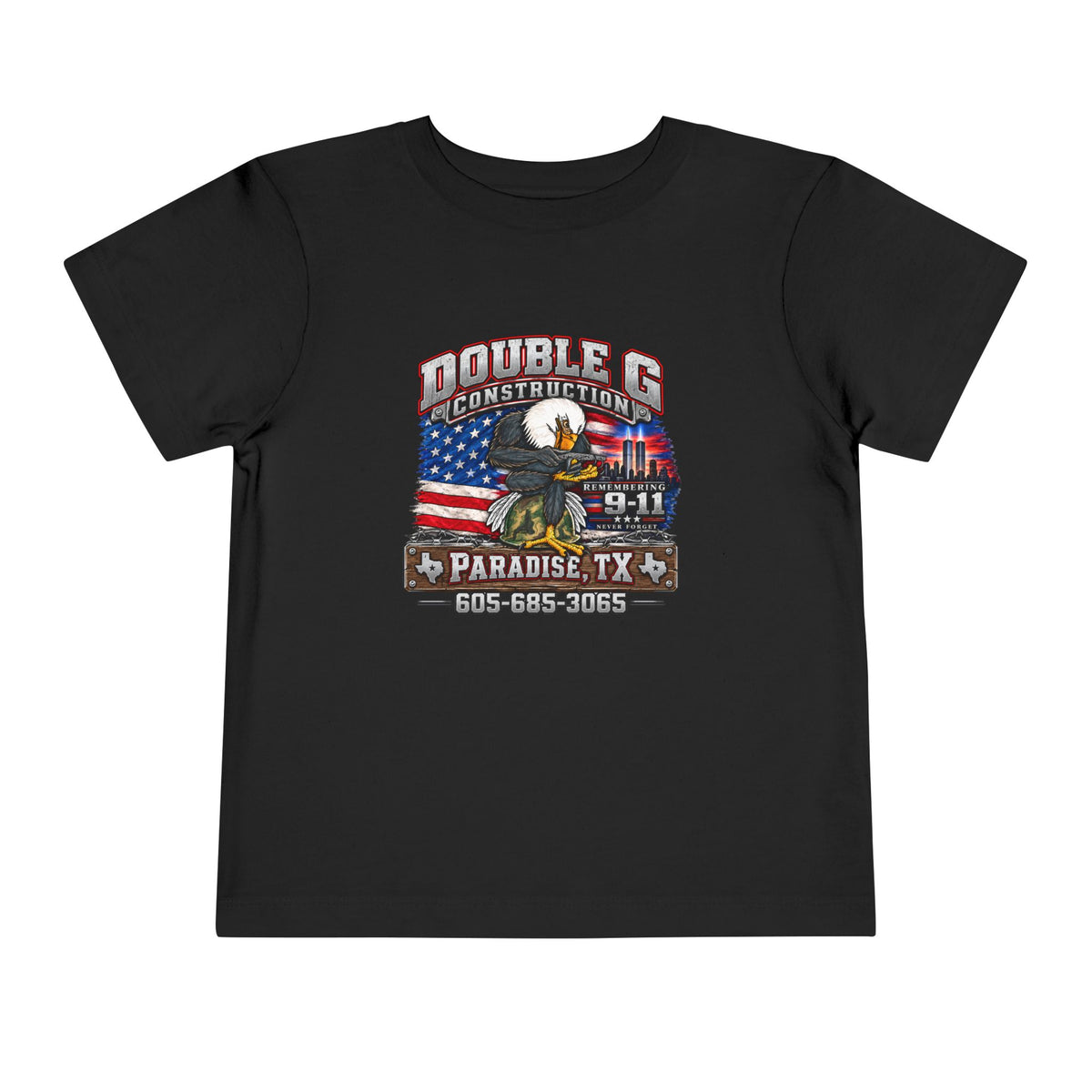 Double G Construction 9 11 Tribute Toddler Tee