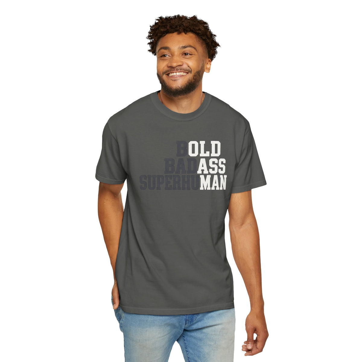 Old Badass Superhuman T-Shirt — Funny Retro Gift for Men, Dad & Birthday