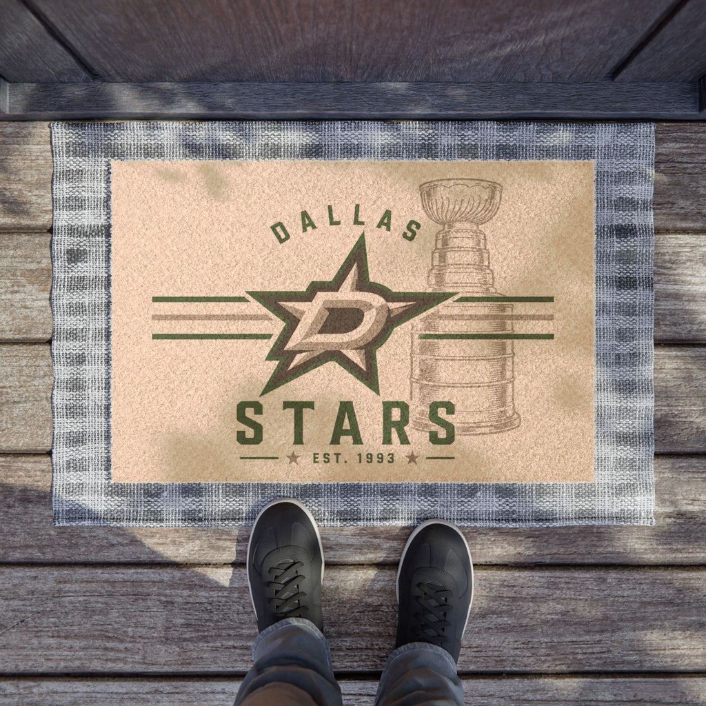 Dallas Star Doormat — NHL Team Welcome Mat