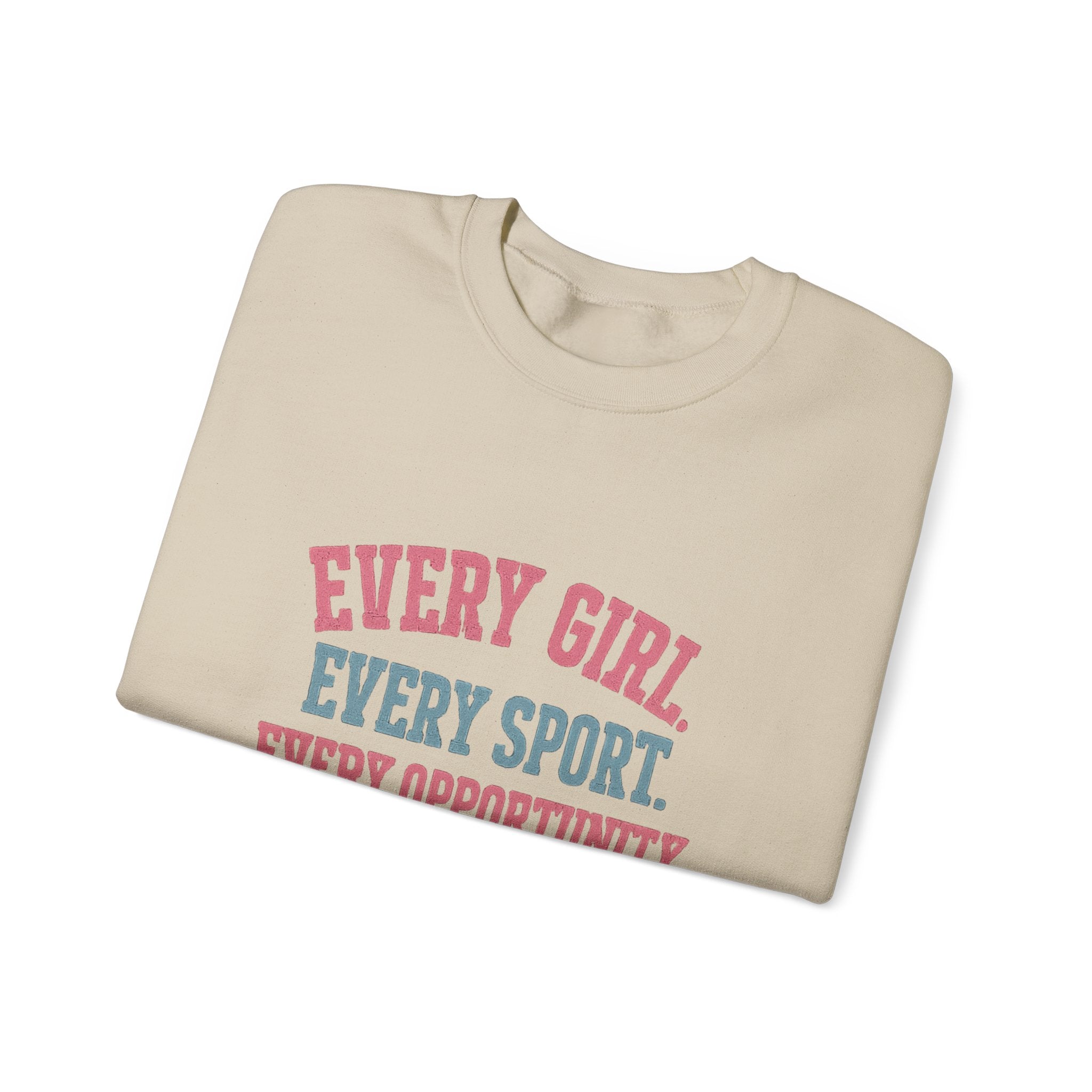 Stand Together™ Unisex Crewneck Sweatshirt | Every Girl. Every Sport. Every Opportunity.