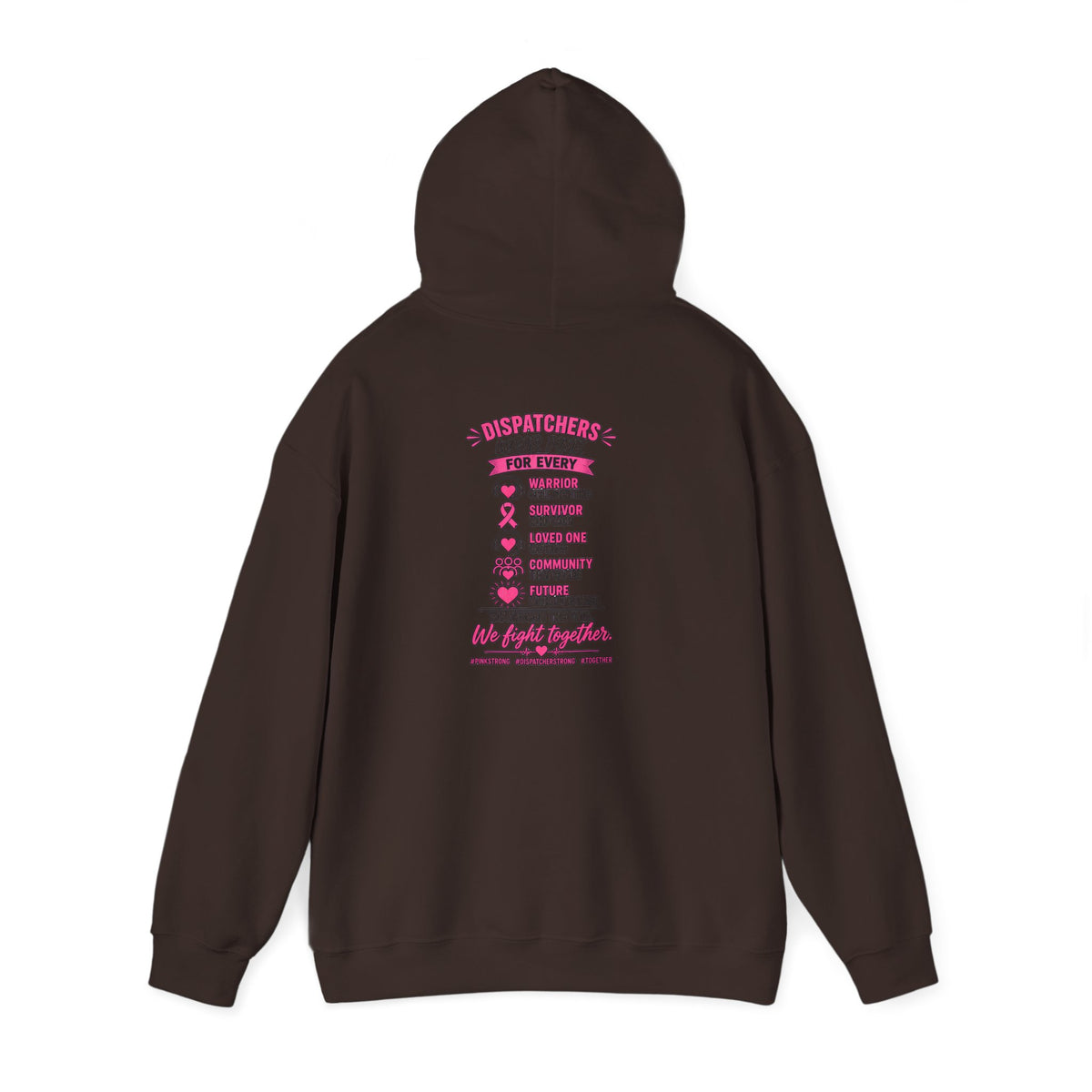 Breast Cancer Support 911 Dispatcher Hoodie