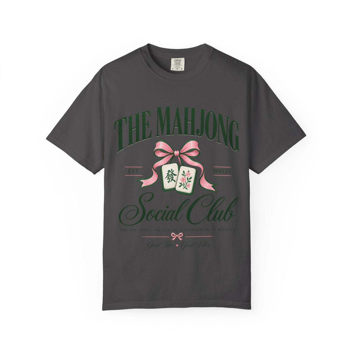 Mahjong Social Club T-Shirt — Vintage Mahjong Tiles Graphic LIMITED