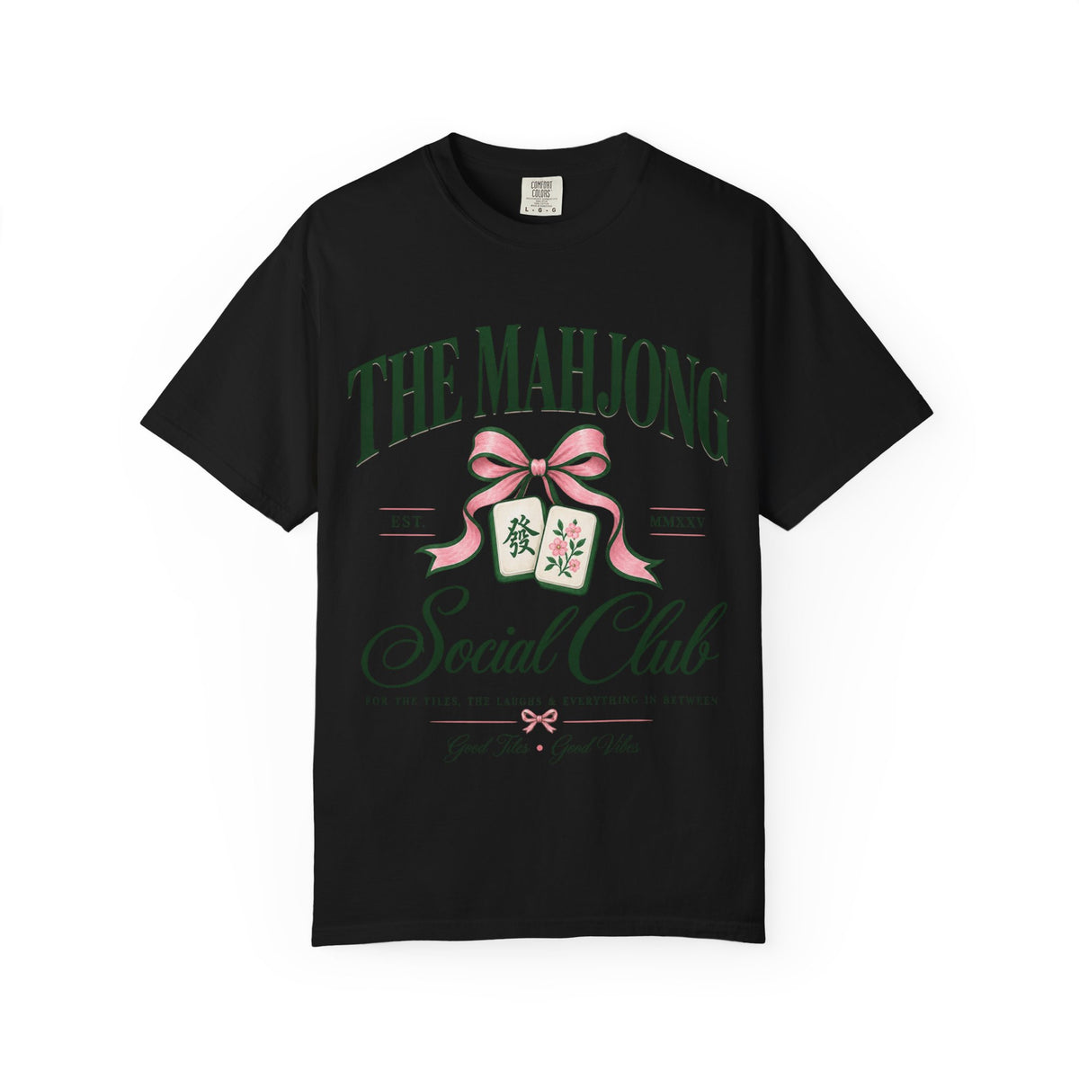 Mahjong Social Club T-Shirt — Vintage Mahjong Tiles Graphic LIMITED
