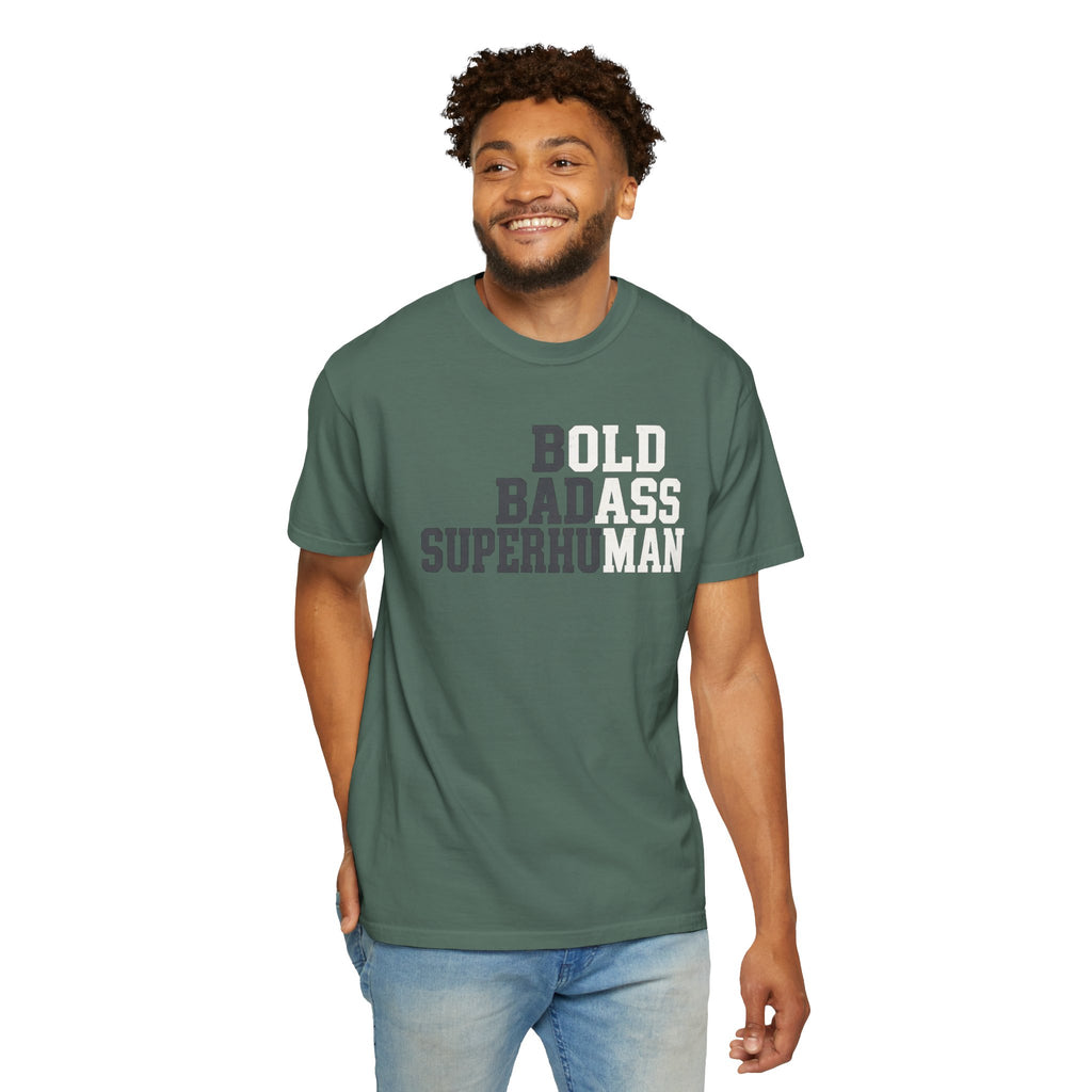 Old Badass Superhuman T-Shirt — Funny Retro Gift for Men, Dad & Birthday