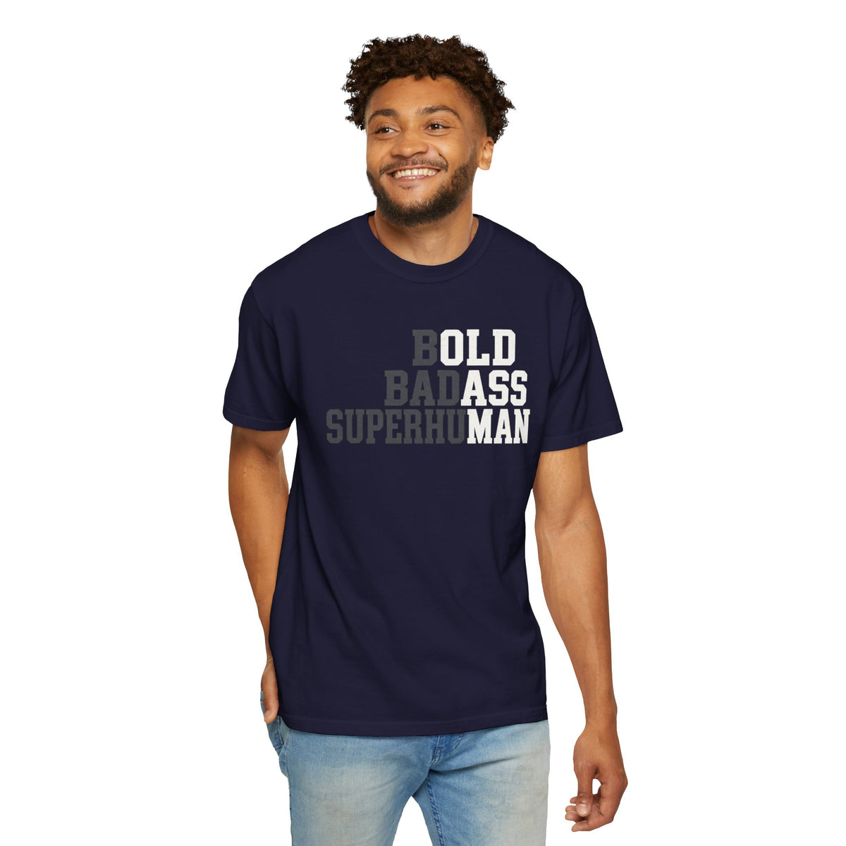 Old Badass Superhuman T-Shirt — Funny Retro Gift for Men, Dad & Birthday