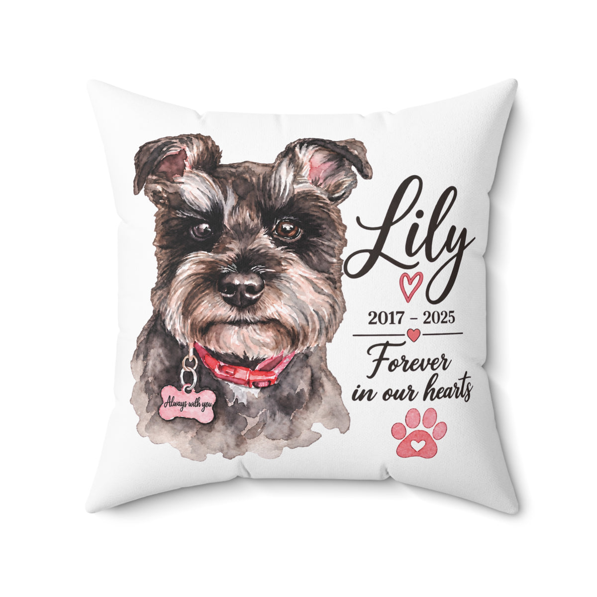 Personalized Pet Memorial Pillow Lily