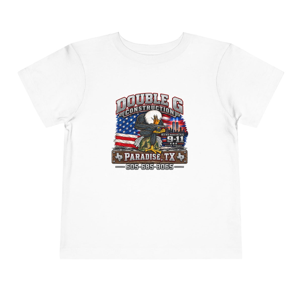Double G Construction 9 11 Tribute Toddler Tee