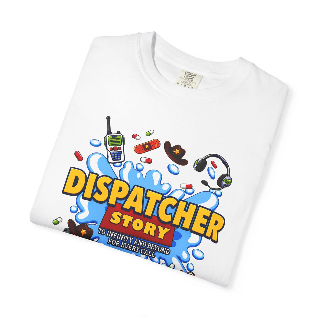 Dispatcher Story TShirt 911 Dispatcher Rescue Radio Call Center Tee