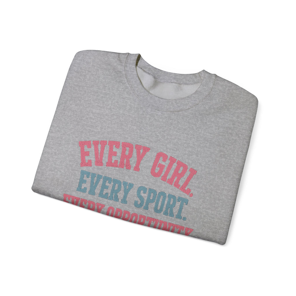 Stand Together™ Unisex Crewneck Sweatshirt | Every Girl. Every Sport. Every Opportunity.