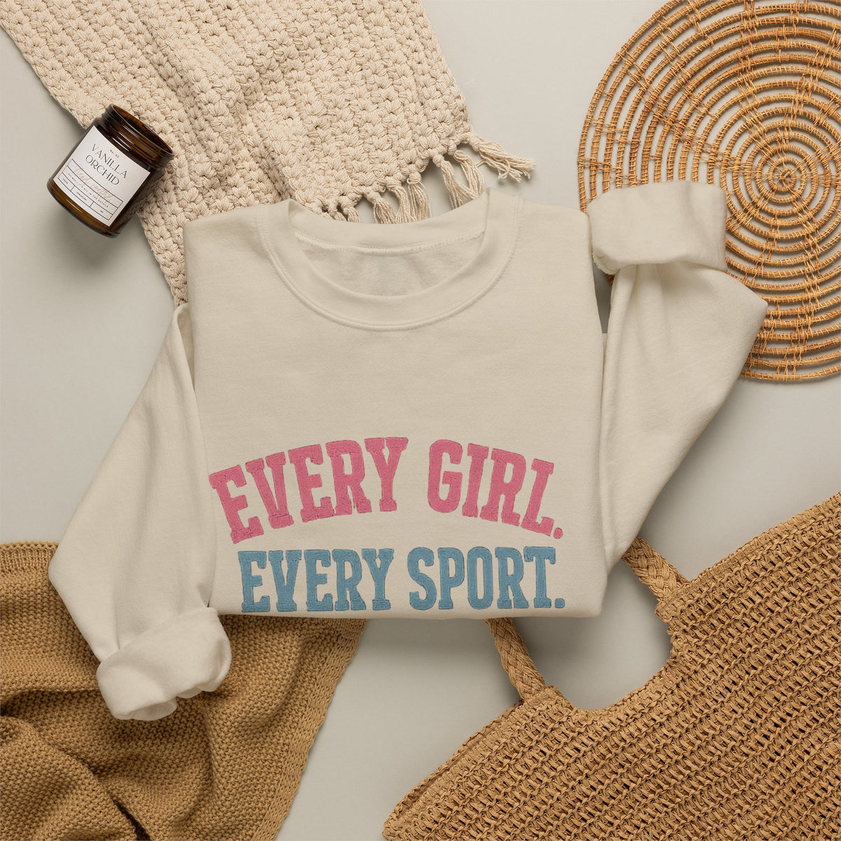 Stand Together™ Unisex Crewneck Sweatshirt | Every Girl. Every Sport. Every Opportunity.