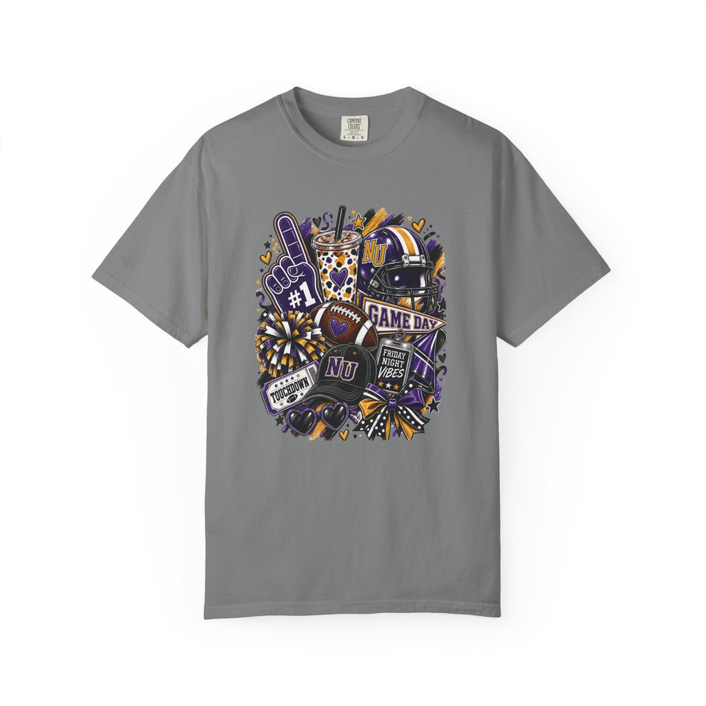 Game Day Football NU Tiger Fan Tee