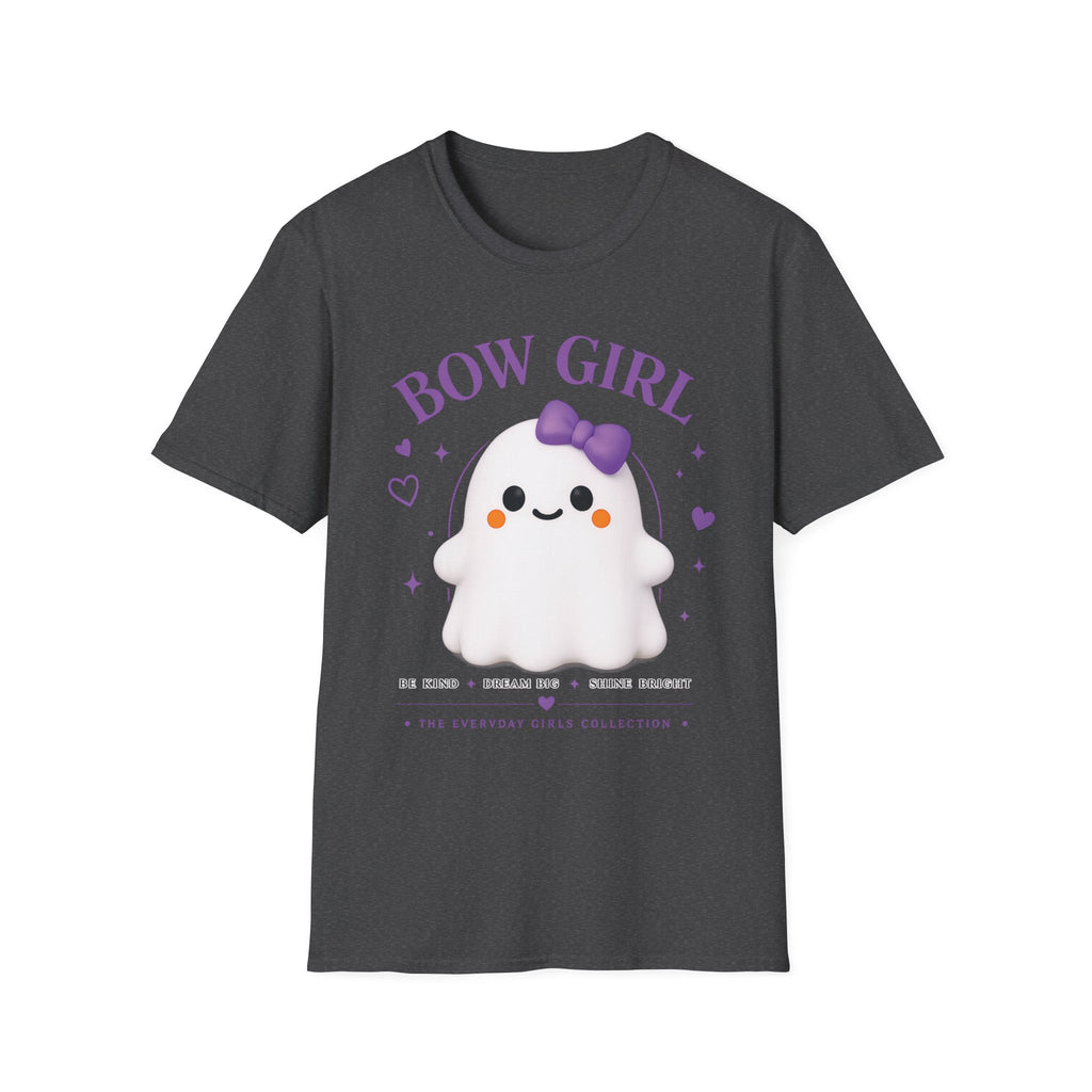 Bow Girl™ Ghost T-Shirt — Cute Kawaii Bow Puppy Tee