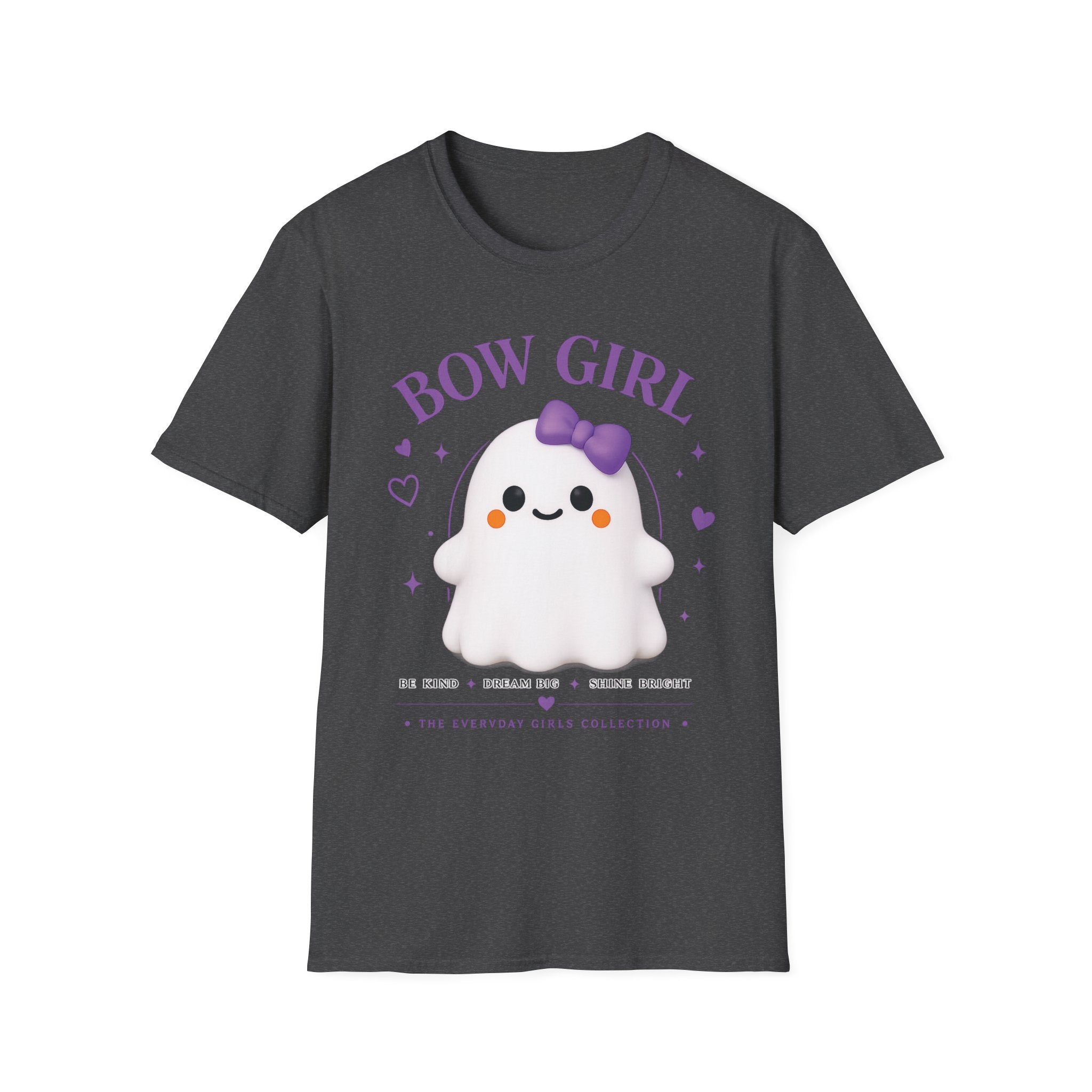 Bow Girl™ Ghost T-Shirt — Cute Kawaii Bow Puppy Tee