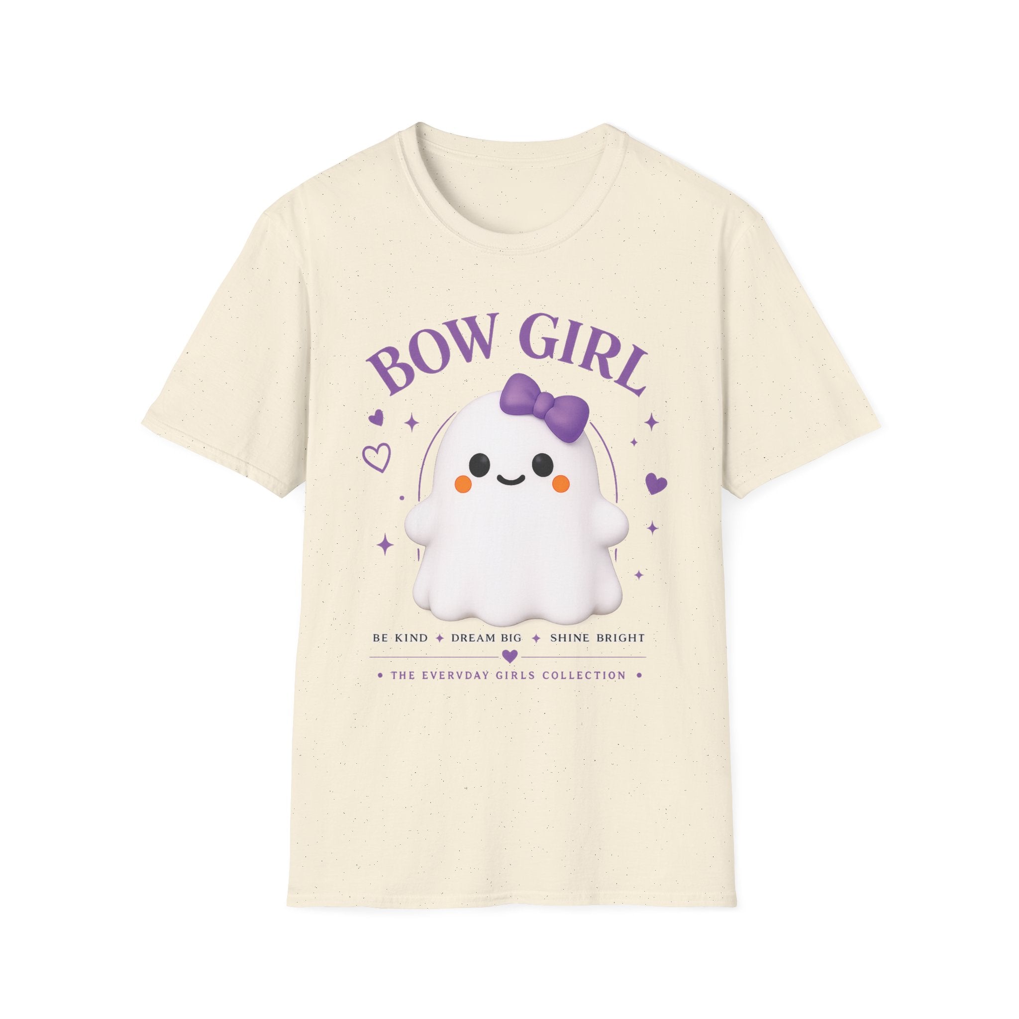 Bow Girl™ Ghost T-Shirt — Cute Kawaii Bow Puppy Tee
