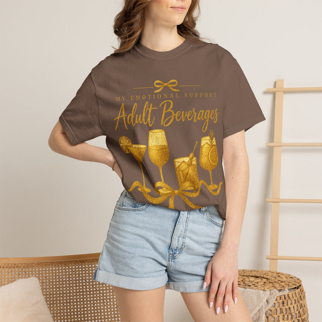 My Emotional Support Drinks Graphic Tee