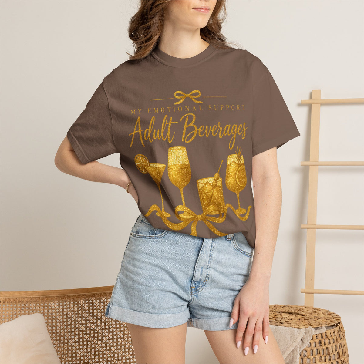 My Emotional Support Drinks Graphic Tee