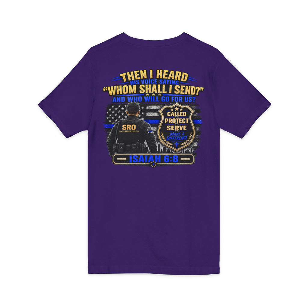 SPOUSE SRO V-Neck Tee — "Called to Protect"