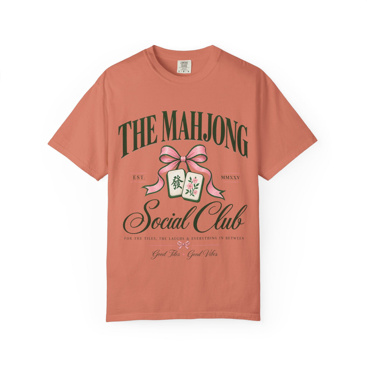 Mahjong Social Club T-Shirt — Vintage Mahjong Tiles Graphic LIMITED