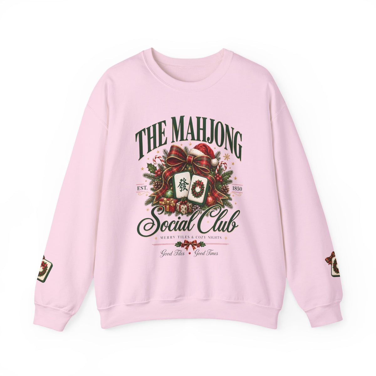 Mahjong Social Club Crewneck - CHRISTMAS