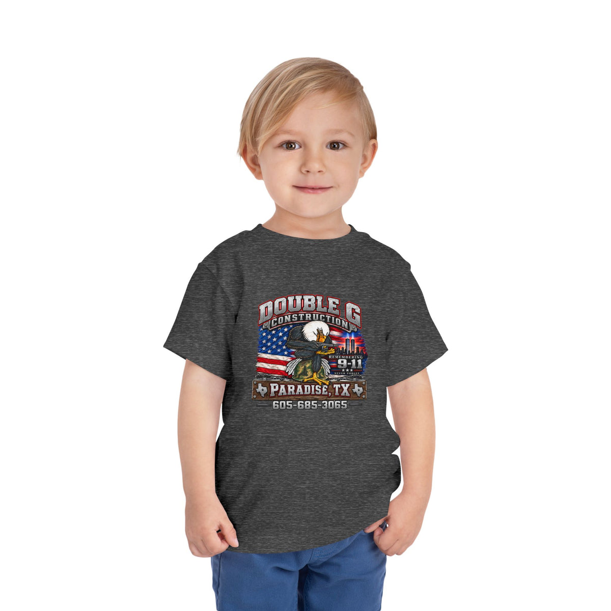 Double G Construction 9 11 Tribute Toddler Tee