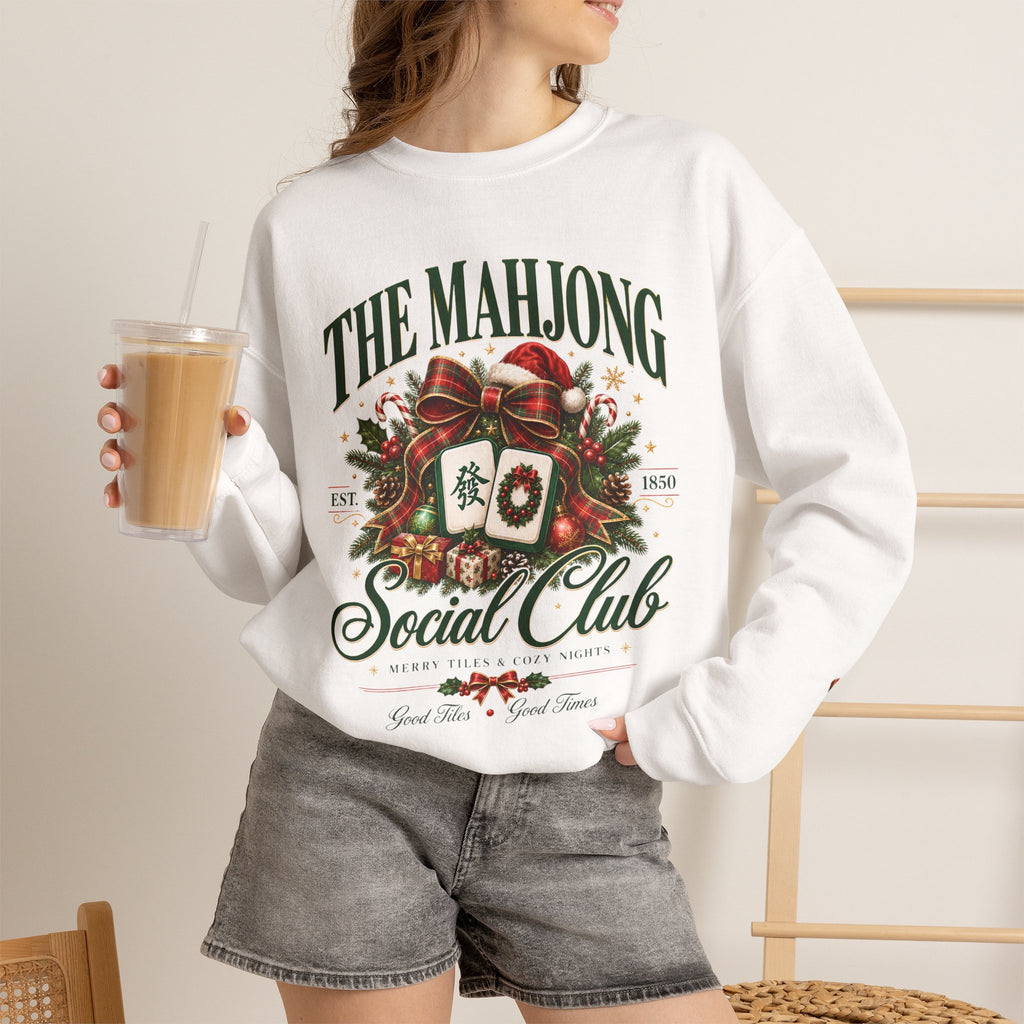 Mahjong Social Club Crewneck - CHRISTMAS