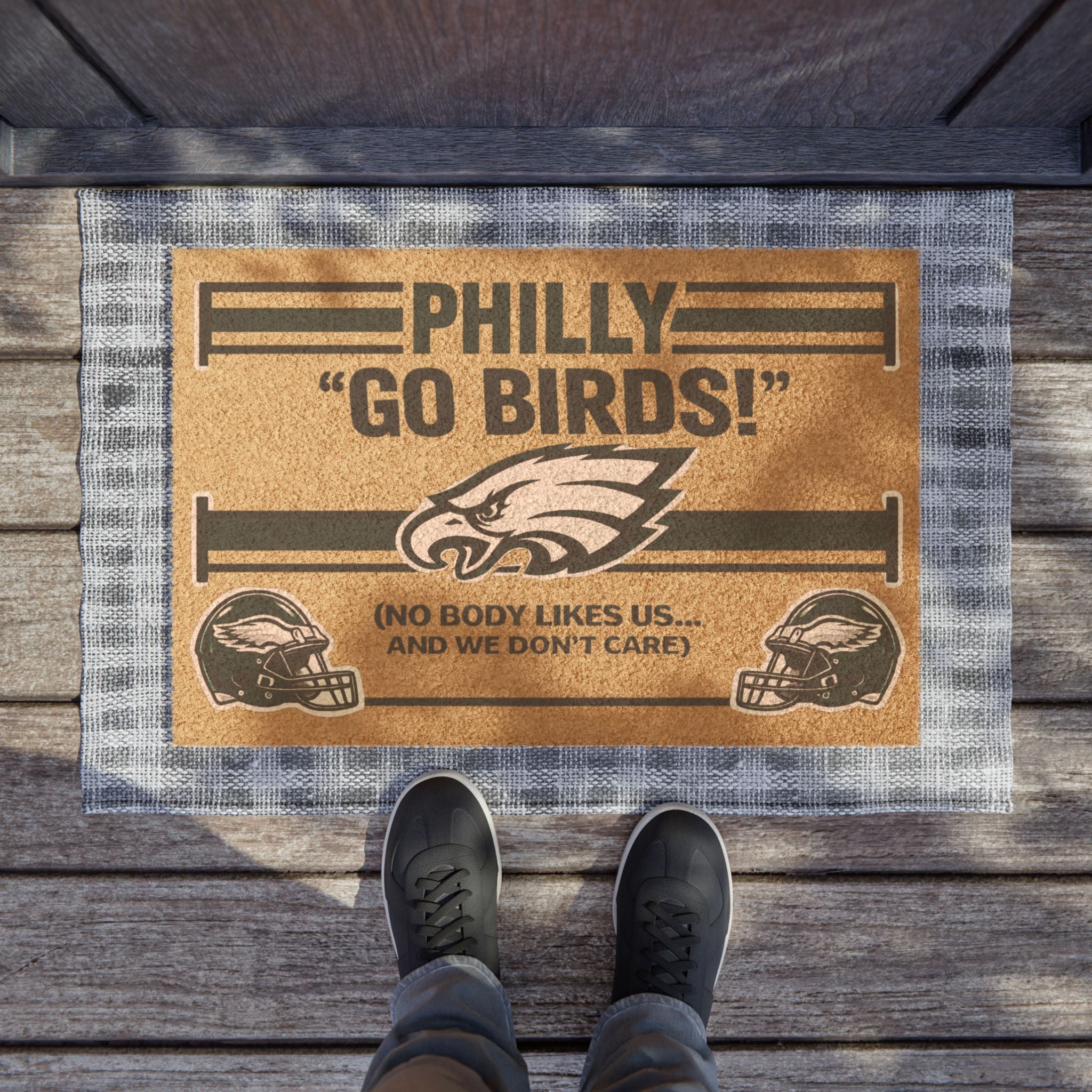 Philadelphia Eagles “Go Birds!” Doormat — NFL Team Welcome Mat