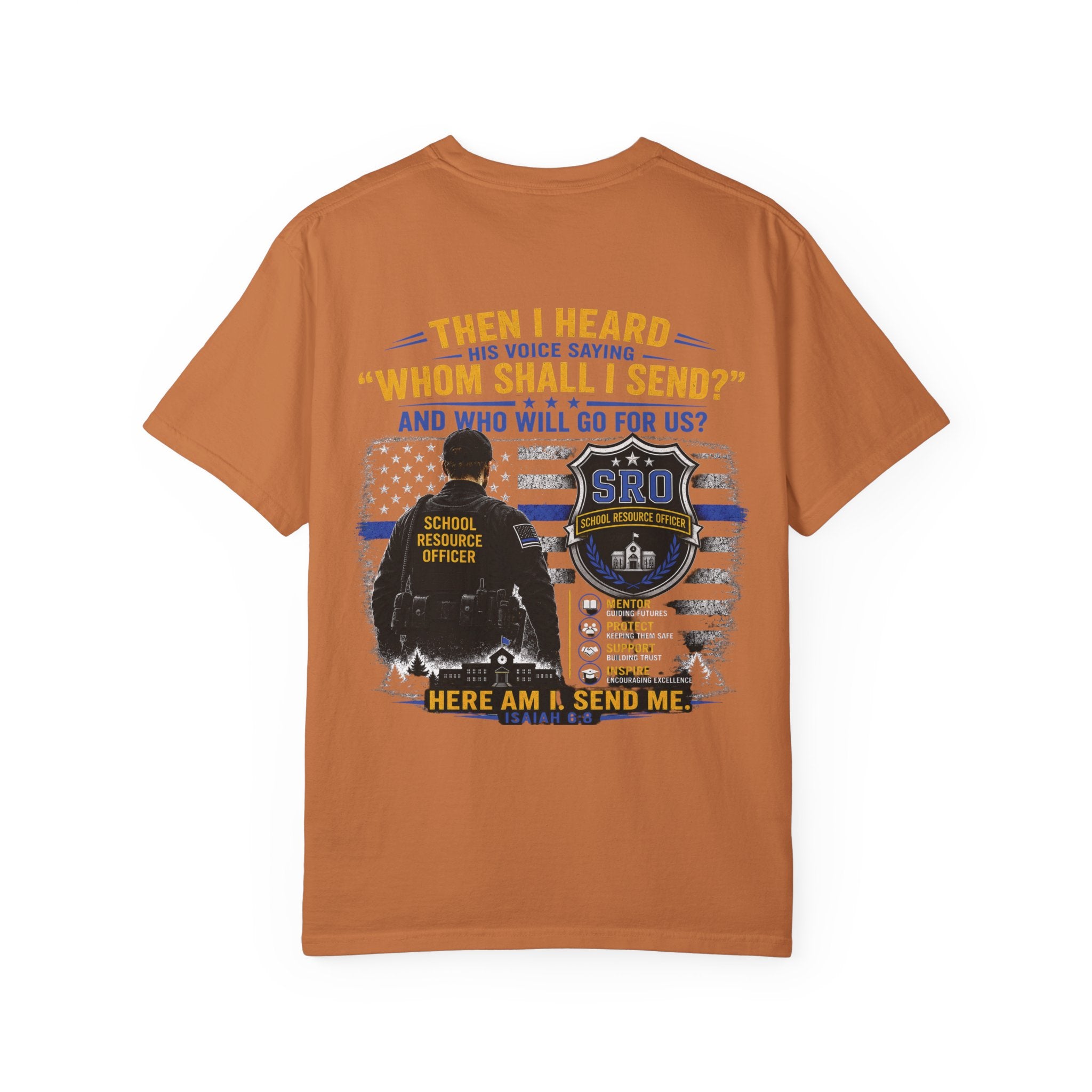 School Resource Officer Tribute T-Shirt — "Mentor etc"