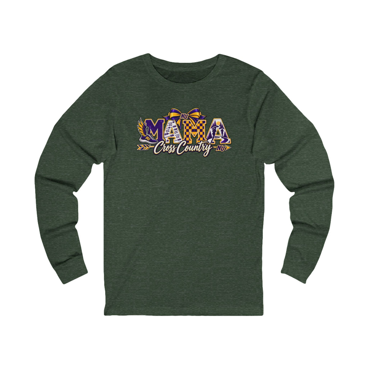 Mama Crew Long Sleeve Tee Mama Graphic
