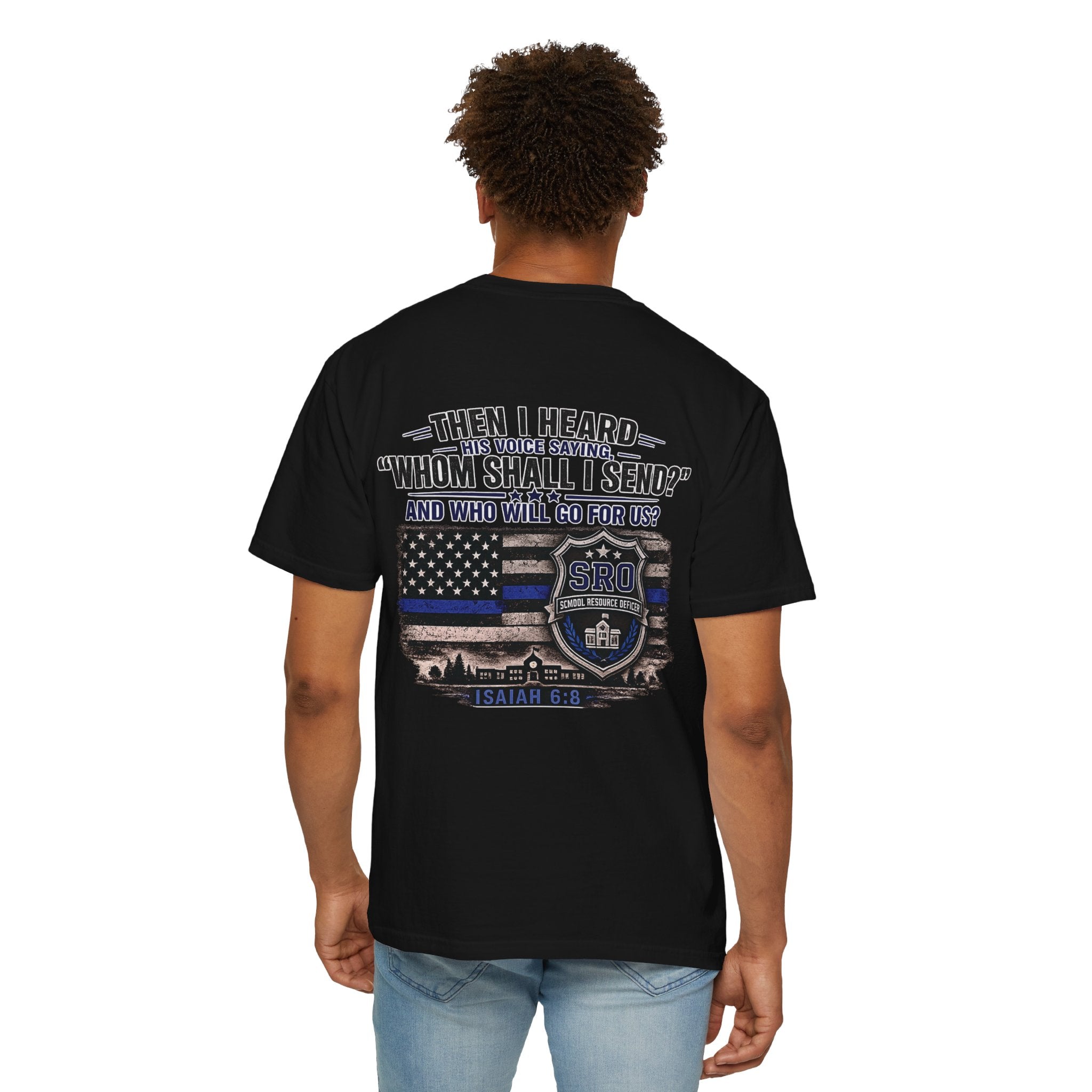 School Resource Officer Tribute T-Shirt — "SRO"