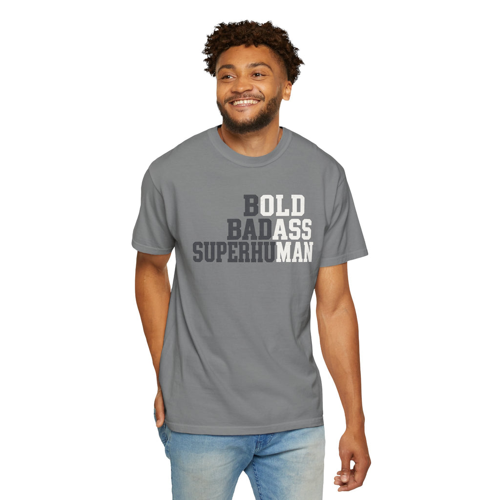 Old Badass Superhuman T-Shirt — Funny Retro Gift for Men, Dad & Birthday