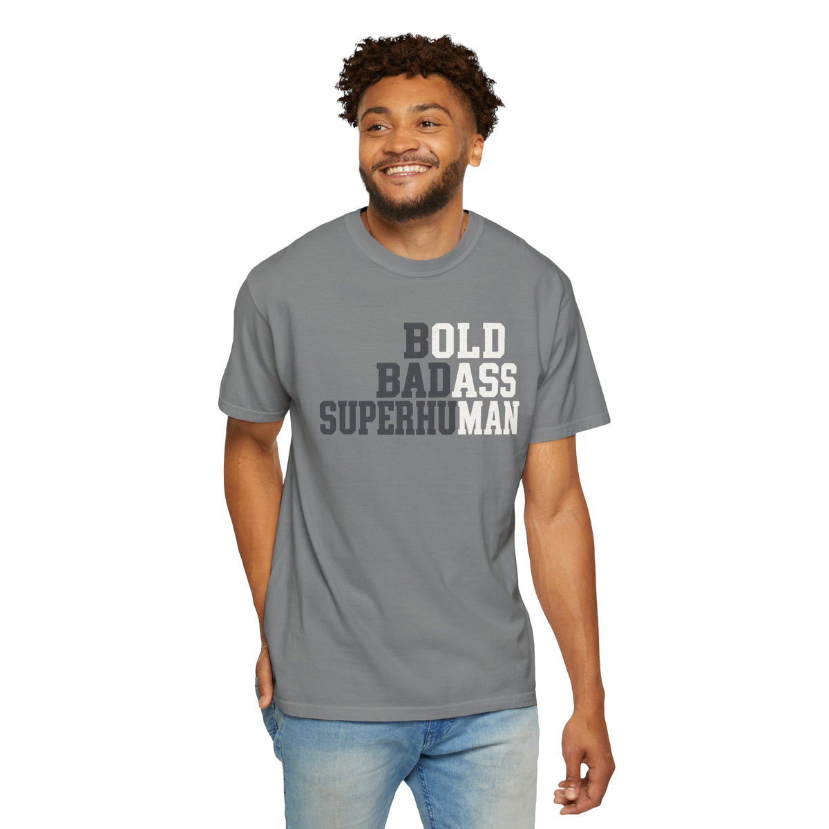 Old Badass Superhuman T-Shirt — Funny Retro Gift for Men, Dad & Birthday