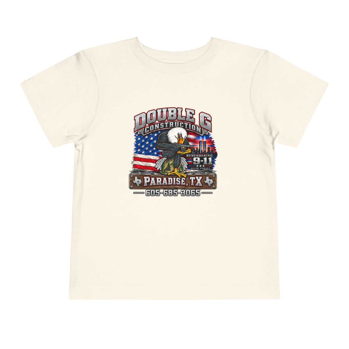Double G Construction 9 11 Tribute Toddler Tee