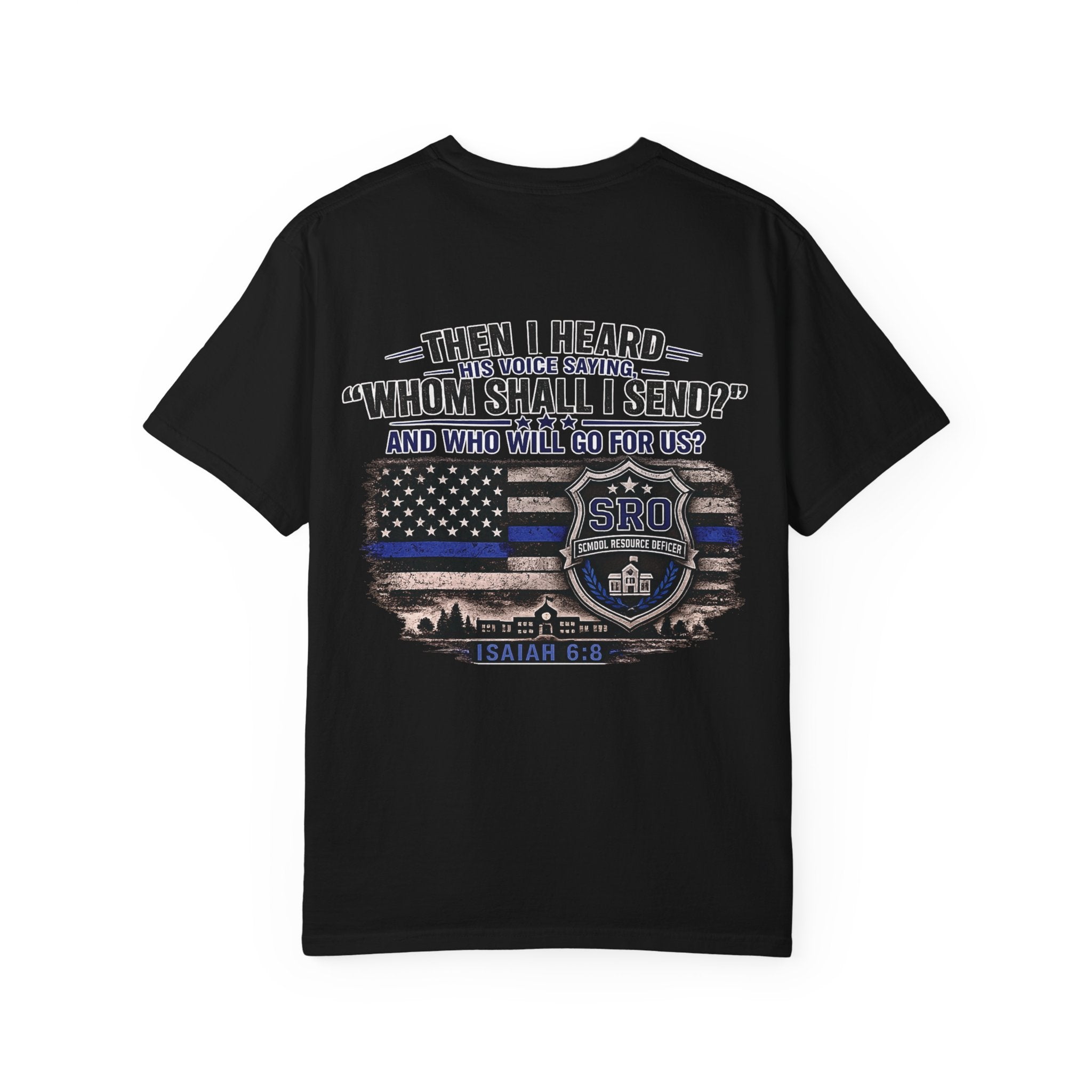 School Resource Officer Tribute T-Shirt — "SRO"