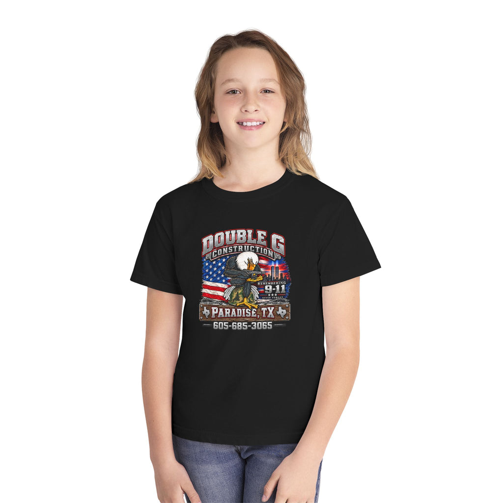 Double G Construction 9 11 Tribute Youth Tee
