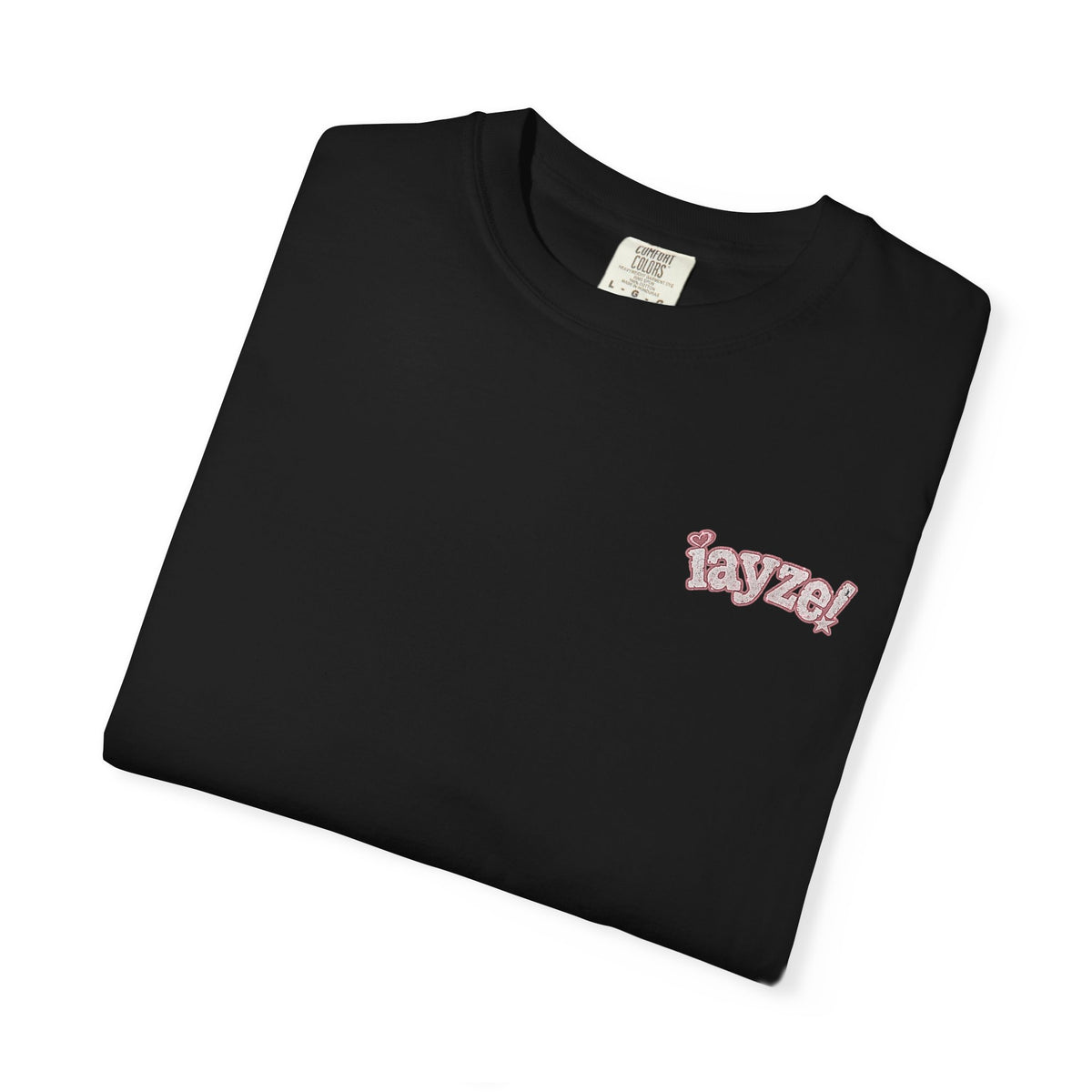Portrait T‑Shirt — Graphic Tee (Retro Pink Photo Collage)