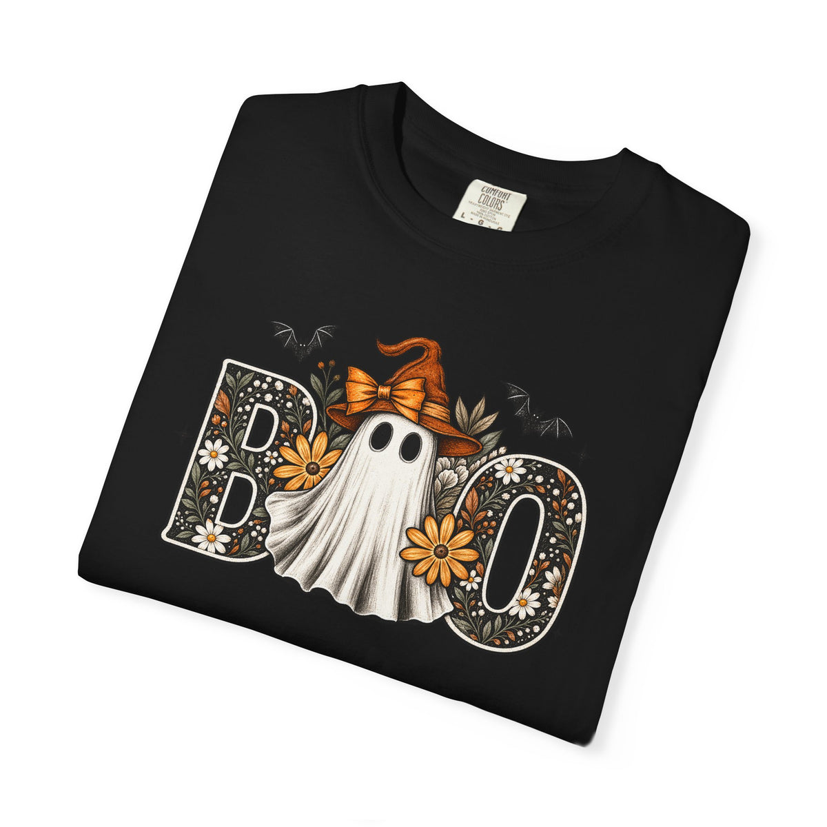 Boo Ghost Halloween TShirt Cute Spooky Fall Tee