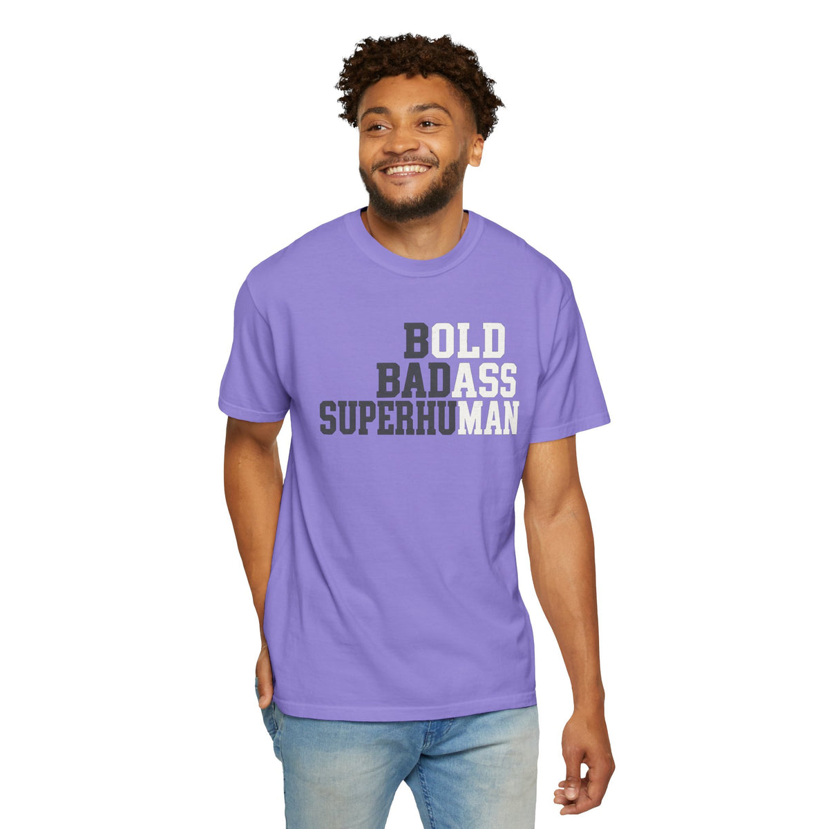 Old Badass Superhuman T-Shirt — Funny Retro Gift for Men, Dad & Birthday