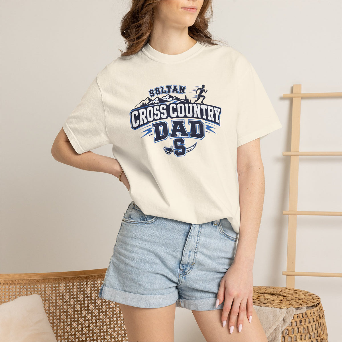 Cross Country Dad TShirt Sultan High School Running Team Tee
