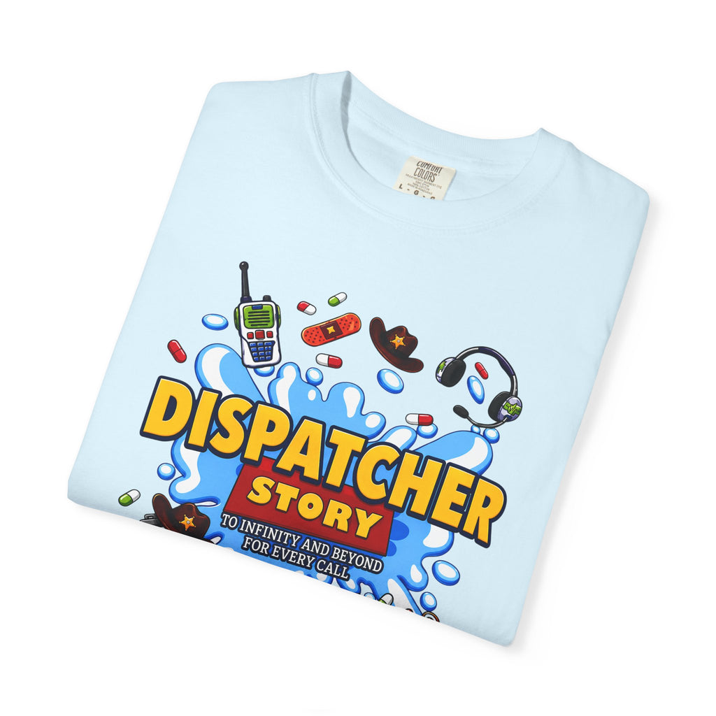 Dispatcher Story TShirt 911 Dispatcher Rescue Radio Call Center Tee