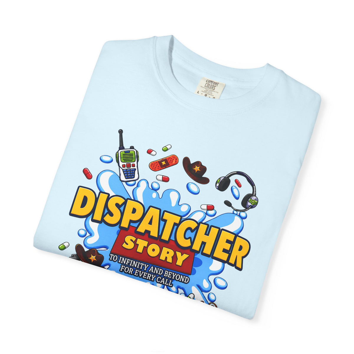 Dispatcher Story TShirt 911 Dispatcher Rescue Radio Call Center Tee