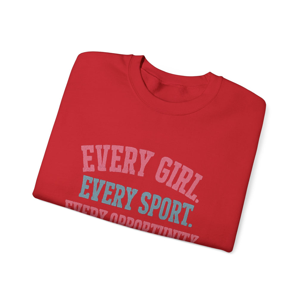 Stand Together™ Unisex Crewneck Sweatshirt | Every Girl. Every Sport. Every Opportunity.