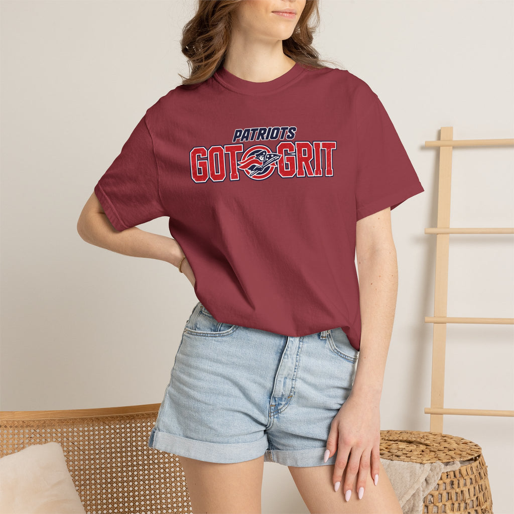 Patriots Got Grit TShirt Grit Acronym Back Graphic