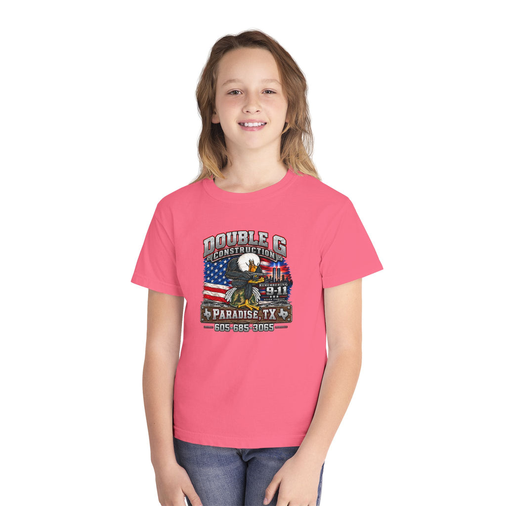 Double G Construction 9 11 Tribute Youth Tee