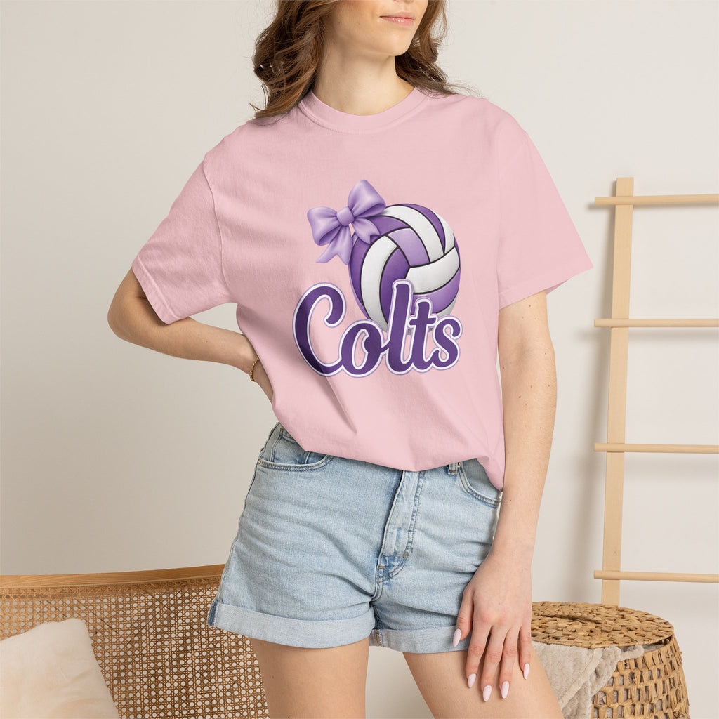 Colts Volleyball Purple Tee