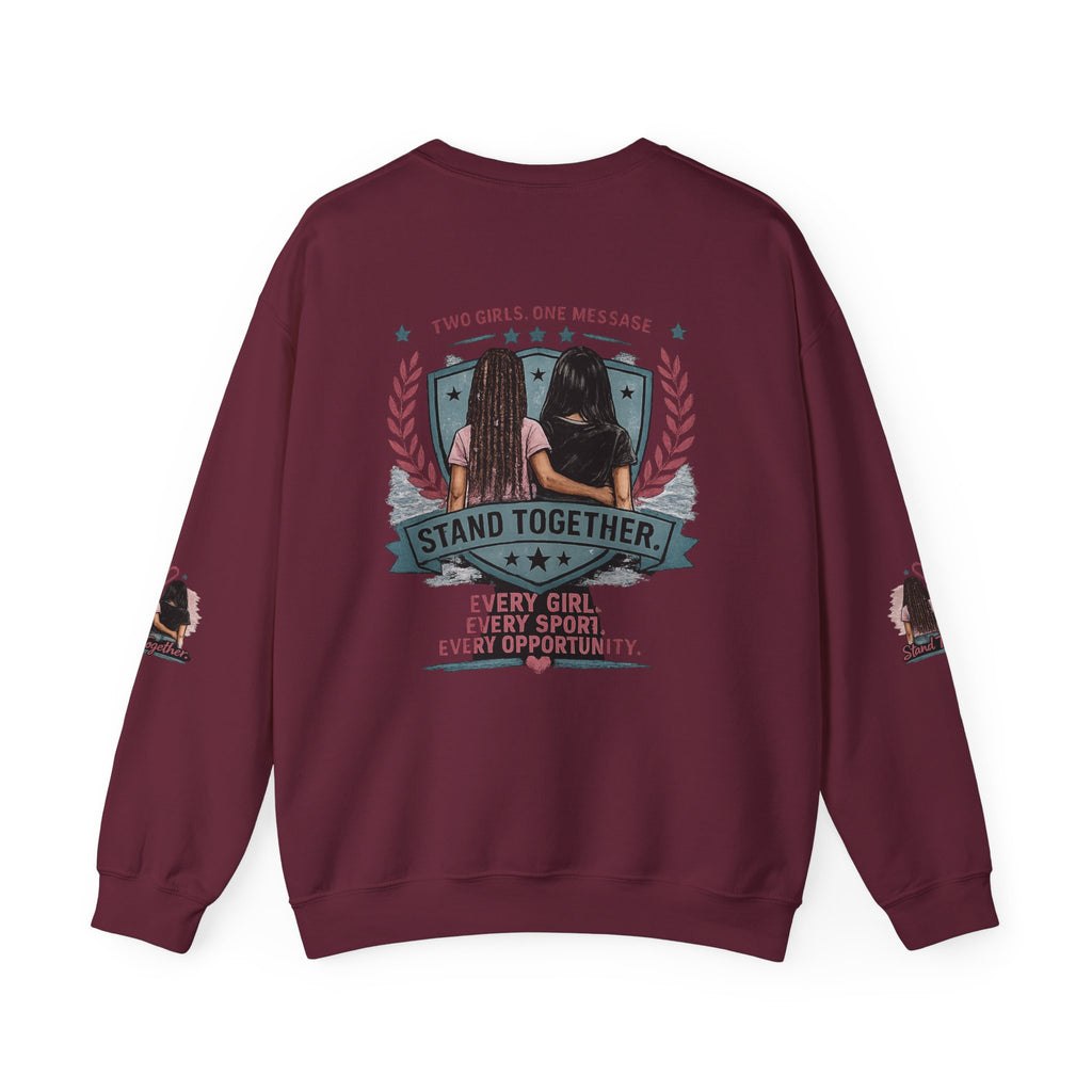 Stand Together™ Unisex Crewneck Sweatshirt | Every Girl. Every Sport. Every Opportunity.