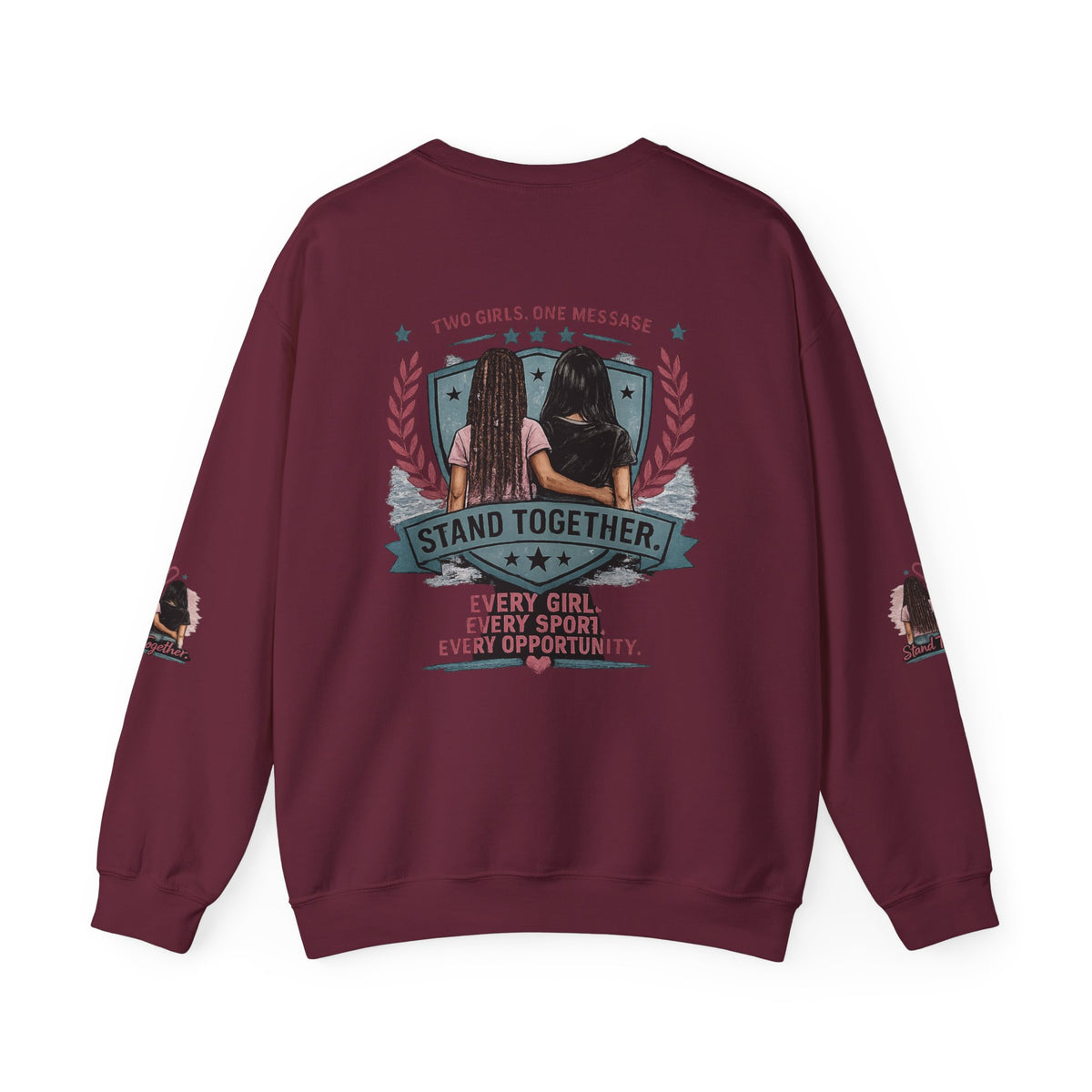Stand Together™ Unisex Crewneck Sweatshirt | Every Girl. Every Sport. Every Opportunity.
