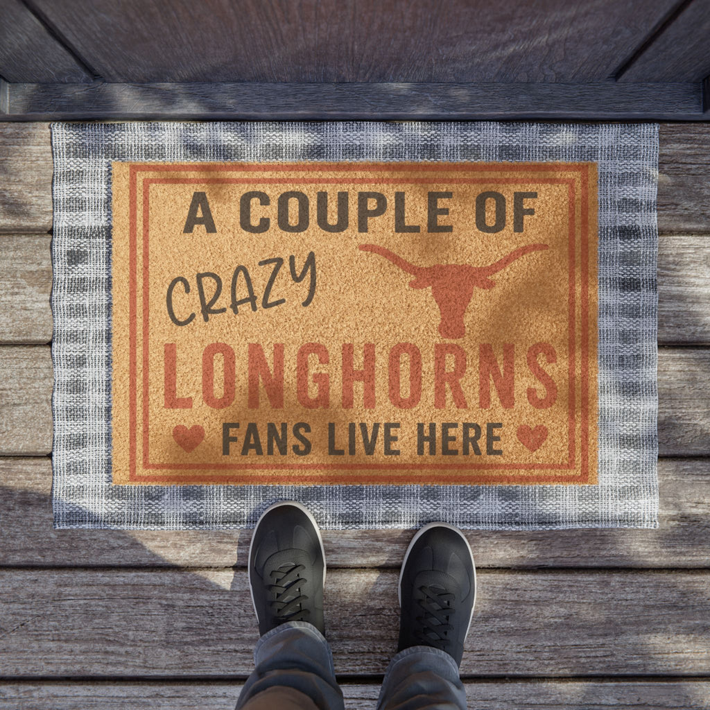Crazy COUPLE of longhorns - Team Welcome Mat