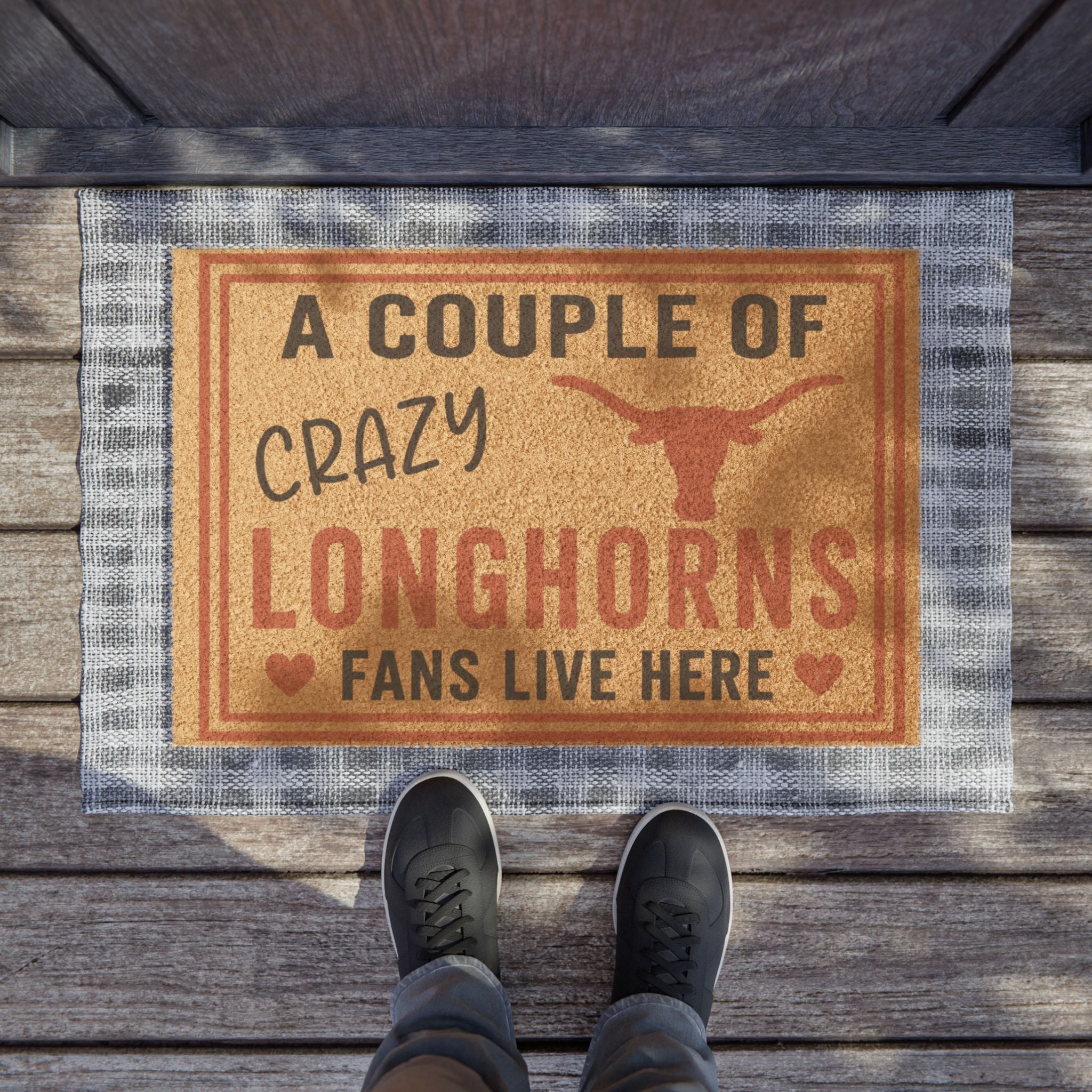Crazy COUPLE of longhorns - Team Welcome Mat