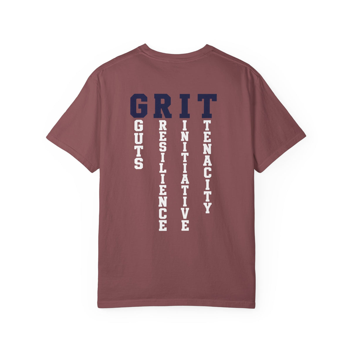 Patriots Got Grit TShirt Grit Acronym Back Graphic