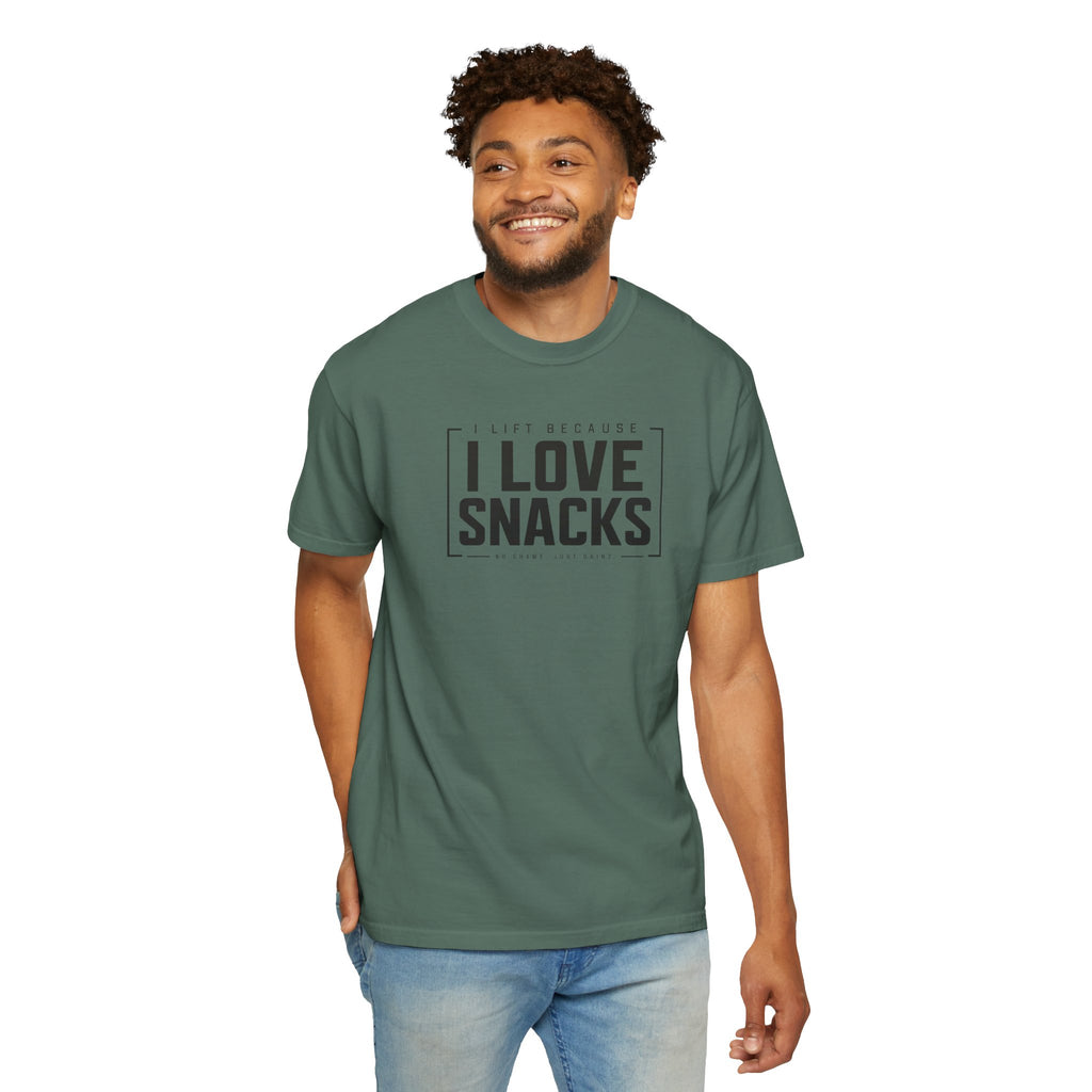 I Lift Because I Love Snacks TShirt